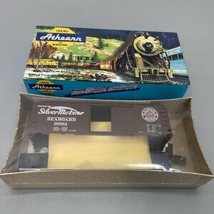 Vintage HO Athearn Bev-Bel Seaboard 19663 40’ Boxcar Train Car Kit Silver Meteor